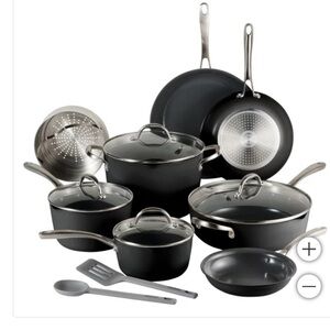 Tramontina Ceramic Non-Stick 12-piece Cookware Set with Utensils